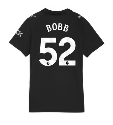 Manchester City Oscar Bobb #52 Seconda Maglia Femmina 2025-26 Manica Corta